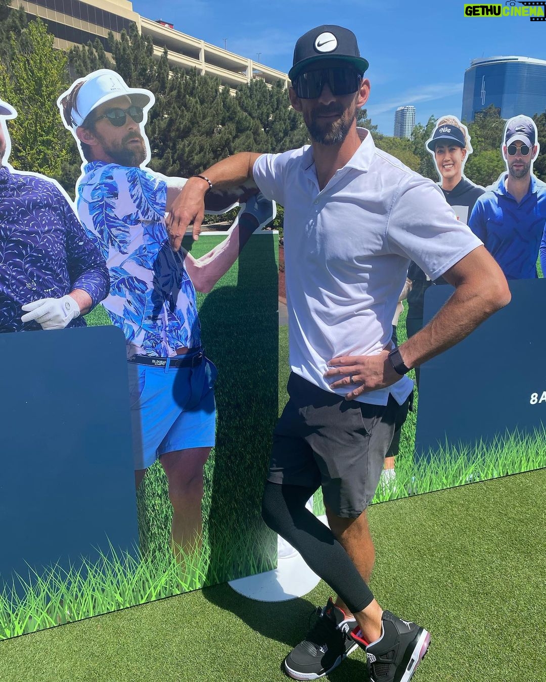 Michael Phelps Instagram - Thanks to @8amgolf @justintimberlake and @wynnlasvegas for inviting @mrs.nicolephelps n i for an unforgettable weekend!🤪😂😁🤣 #memories #newfriends