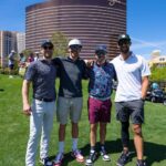 Michael Phelps Instagram - Thanks to @8amgolf @justintimberlake and @wynnlasvegas for inviting @mrs.nicolephelps n i for an unforgettable weekend!🤪😂😁🤣 #memories #newfriends