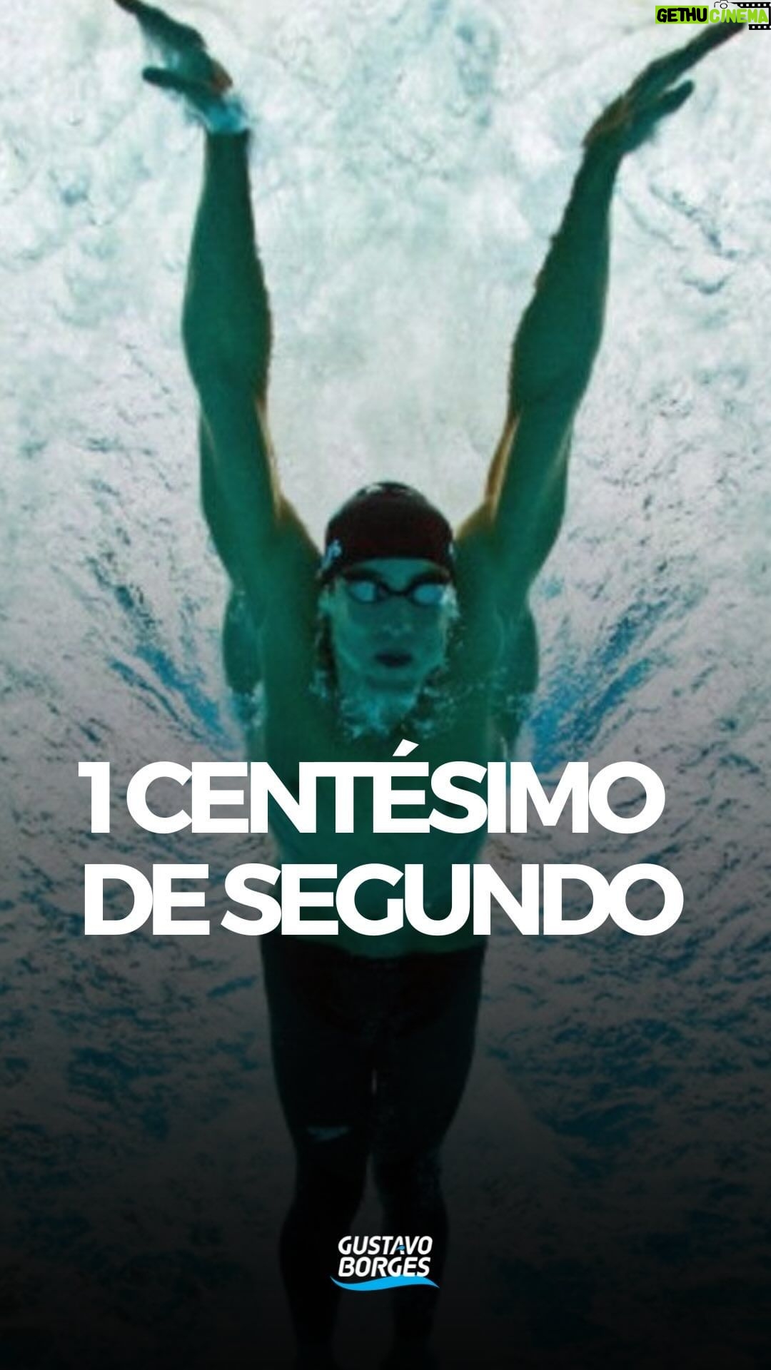 Michael Phelps Instagram - É assim que se define a excelência. UM CENTÉSIMO DE SEGUNDO! Itu/SP