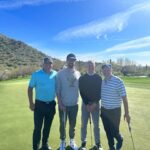 Michael Phelps Instagram - Day one of a member/guest… never a bad day 😂😂⛳️ Ppl wanna race… I’m in!!!(video) #beyou