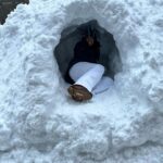 Michael Phelps Instagram - Why not build an igloo in az?!? ❄️ @pinecanyonaz @mrs.nicolephelps @boomerrphelps @beckettrphelps @mavericknphelps