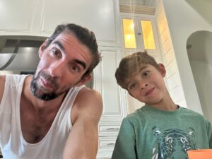 Michael Phelps Instagram - My sous 🧑‍🍳 today !!