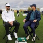 Michael Phelps Instagram - Cold pool or cold range? 🏊‍♂️⛳ Michael Phelps joins Smylie Kaufman to share his pick and how he’s planning to improve his golf routine.