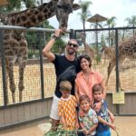 Michael Phelps Instagram - 100 acres and over 12000 rare and endangered animals @sandiegozoo …. Do you think we covered all of em today?!? 🦛🦒🦁🐆🐻