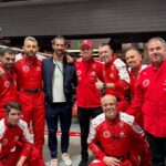 Michael Phelps Instagram - What a weekend! First @f1 race in the books, can’t wait for the next one! Thanks to @scuderiaferrari and #switch (@jessie.roy_ )