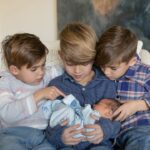Michael Phelps Instagram - ✨2 weeks in as a family of 6 and we couldn’t be happier✨ someone called Nico the family baby and it’s 100% true. The boys can’t get enough of their newest brother and want nothing more than to love on him, care for him (and mama) and just be near. I wasn’t sure what life would be like with a newbie and one more babe…. it’s like a puzzle piece we didn’t know was missing 🩵