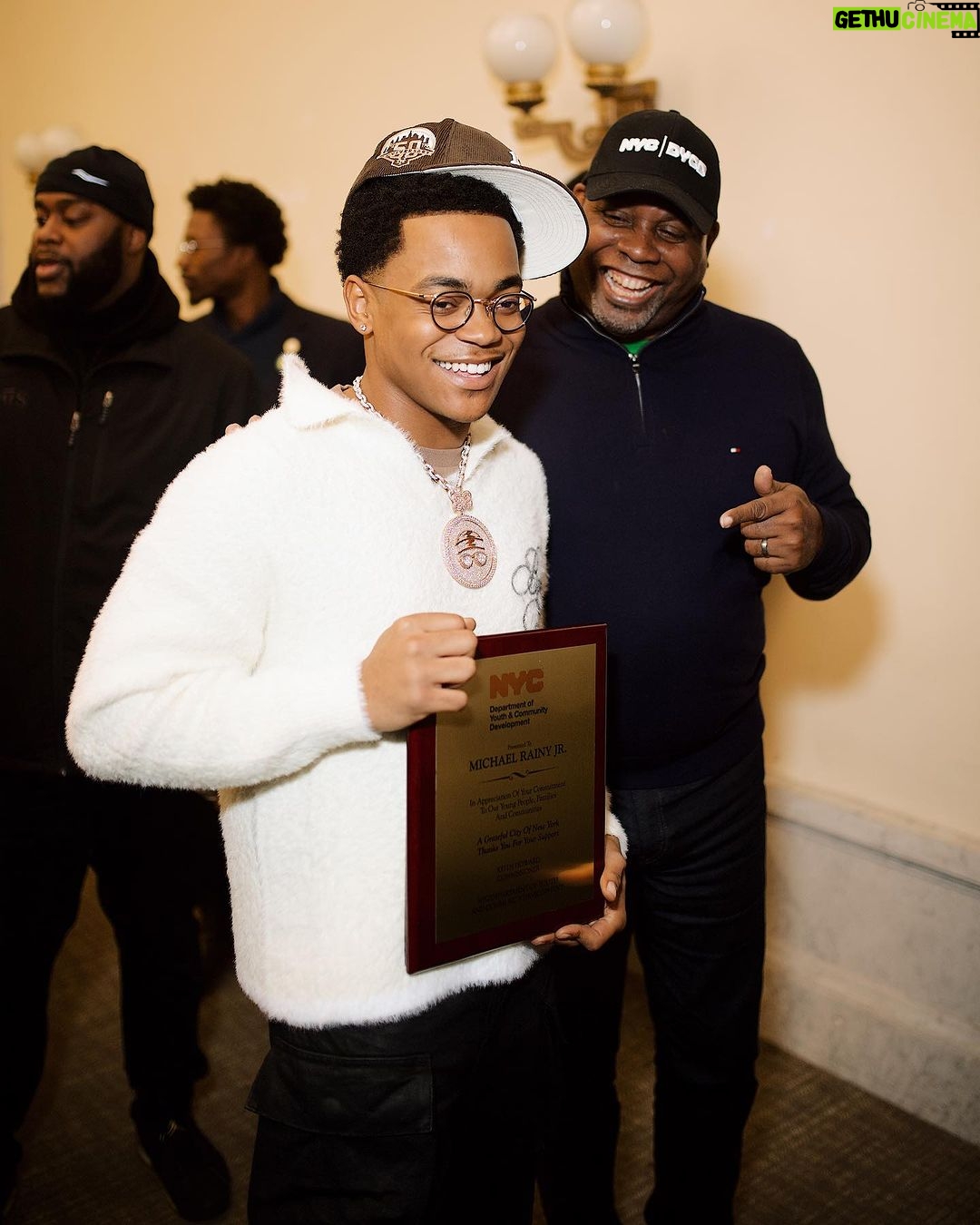 Michael Rainey Jr. Instagram - Had a blast yesterday at the 8th annual Million Dollar Giveback: Hip Hop Holiday Christmas Giveaway. Thank you to the Mayor Advisory Board, DYCD, Senator Kevin Parker, and Melissa G. for awarding me with a Proclamation and Certificate of Recognition in appreciation of my contributions and dedication to the youth of NYC.