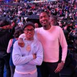 Michael Rainey Jr. Instagram - With Ben STILL gettin money 😎💰 @nyknicks Good W today 🧡💙🧡 Madison Square Garden