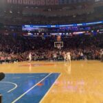 Michael Rainey Jr. Instagram - With Ben STILL gettin money 😎💰 @nyknicks Good W today 🧡💙🧡 Madison Square Garden