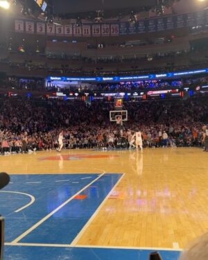 Michael Rainey Jr. Instagram - With Ben STILL gettin money 😎💰 @nyknicks Good W today 🧡💙🧡