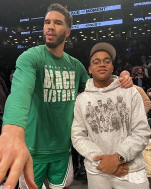 Michael Rainey Jr. Instagram - Bro said back up you gotta get the fit 😂🔥 @jaytatum0 Y’all cooked us last night but it’s all good 😂💪🏾