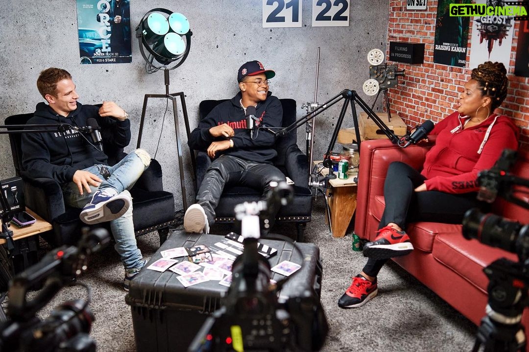 Michael Rainey Jr. Instagram - The Queen came & chopped it up with the boys❤️ @courtneyakemp Legendary episode Fr 🔥🔥