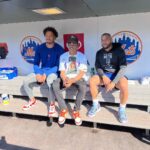 Michael Rainey Jr. Instagram - Yesterday was an eliteeee day🔥 threw the first pitch at the @mets , brought one my amazing supporters & Nft holders wit me @shakinheryams to the game. Then we chilled at sei less & watched game 7 😎 shes a part of the 22 fam now 💯🫶🏾
