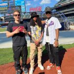 Michael Rainey Jr. Instagram - Yesterday was an eliteeee day🔥 threw the first pitch at the @mets , brought one my amazing supporters & Nft holders wit me @shakinheryams to the game. Then we chilled at sei less & watched game 7 😎 shes a part of the 22 fam now 💯🫶🏾