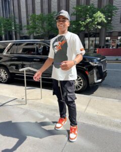 Michael Rainey Jr. Instagram - Throwing the first pitch at the @mets game today & im bringing a fan .. kinda nervous 😮‍💨😮‍💨
