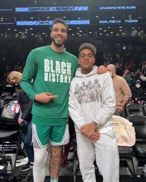 Michael Rainey Jr. Instagram - Bro said back up you gotta get the fit 😂🔥 @jaytatum0 Y’all cooked us last night but it’s all good 😂💪🏾