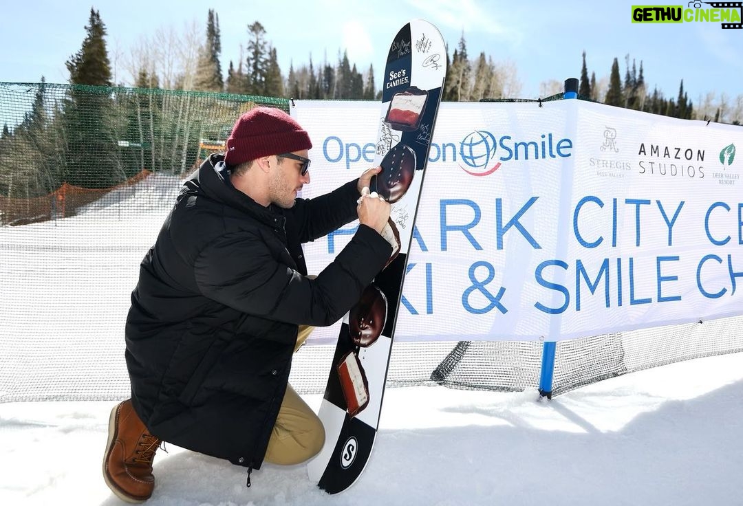 Michael Trevino Instagram - Spent last weekend in Park City for @operationsmile’s 10th annual Ski and Smile event. This has been my 9th year supporting this global family that help provide cleft surgeries for children around the world. I’m grateful for those who attended and continue to support us. See you next year! Huge thanks to our partners @stregisdv @deervalleyresort @objectsofmagic @seescandies @barefootdreams @alpha.pals @theta_labs @amazonstudios #operationsmile #seescandiesxsmile The St. Regis Deer Valley