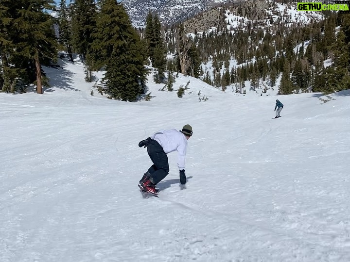 Michael Trevino Instagram - we’re not ready for summer Mammoth Mountain