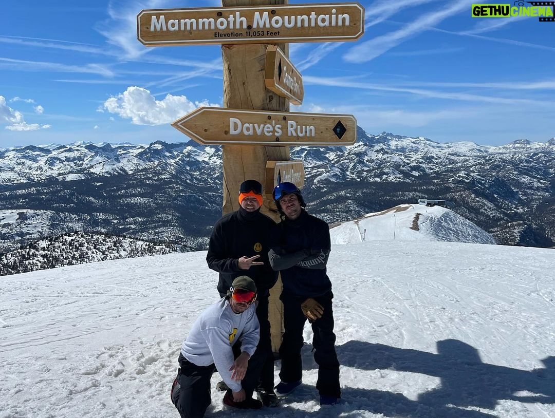 Michael Trevino Instagram - we’re not ready for summer Mammoth Mountain