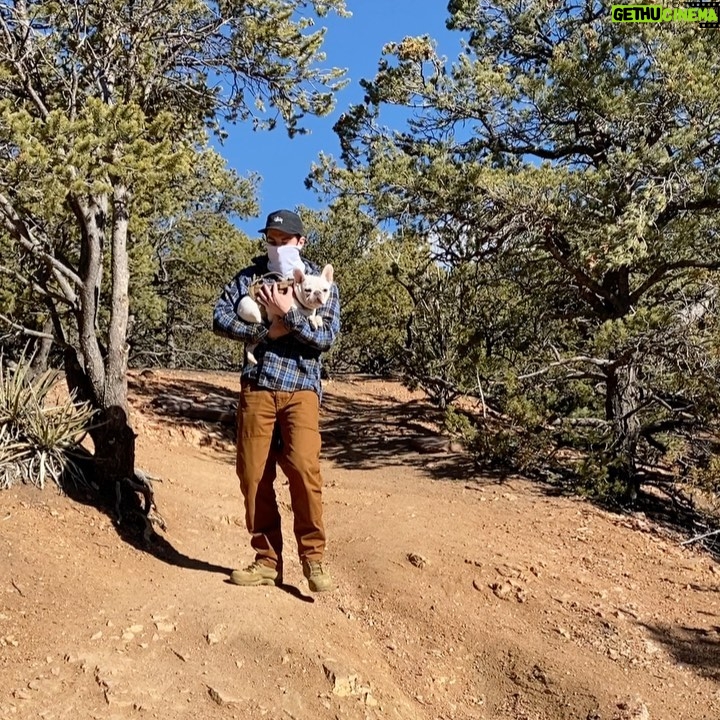 Michael Trevino Instagram - She’ll make it halfway up the mountain but you’re definitely carrying her down. HAPPY SATURDAY FRIENDS! Santa Fe, New Mexico