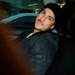 Michael Trevino Instagram - This is a photo taken with a disposable Kodak camera in the backseat of a taxi while visiting New York City. I think the finger in frame really brings this one together. Enjoy! 👉🏼📸🍎