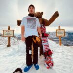 Michael Trevino Instagram - Grateful to have made it up to Big Bear this weekend for opening day of the season! I love snowboarding so when I heard the biggest storm in 50 years hit over thanksgiving I was already on my way up 🙏🏼 . THIS IS MY HAPPY PLACE . swipe 👉🏼 to see my yearly tradition with 🐻 Big Bear Lake, California