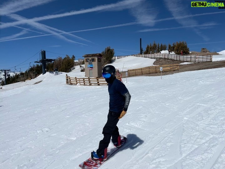 Michael Trevino Instagram - we’re not ready for summer Mammoth Mountain