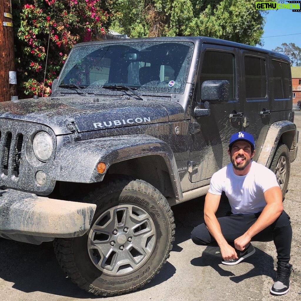 Michael Trevino Instagram - MY JEEP IS STOCK BUT DO YOU EVEN OFF-ROAD BRO!?
