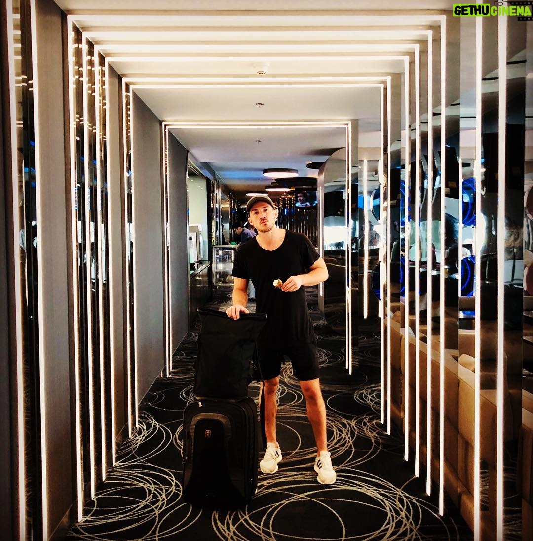 Michael Trevino Instagram - Seamless travel AND unlimited ice cream?? Good lookin out @evaairus #ThailandInsider#AmazingThailand #TravelWithEva #iFlyEva 桃園國際機場 Taoyuan International Airport