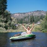 Michael Trevino Instagram - This is me getting way too excited about kayaking a few weeks ago. Have a great summer everyone! Big thank you to the rangers and staff over at Yosemite Lakes RV resort. See you guys soon! @thousandtrails @outdoorsy #100DaysofCamping