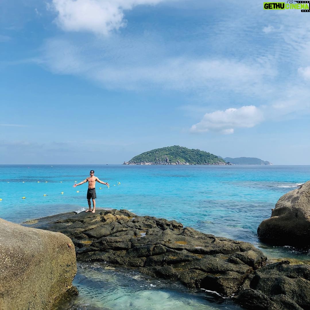 Michael Trevino Instagram - Spent the day Island hopping and hiked to the top of Sail Rock. Grateful for this experience. π΄ππΌπ΄ Similan Islands
