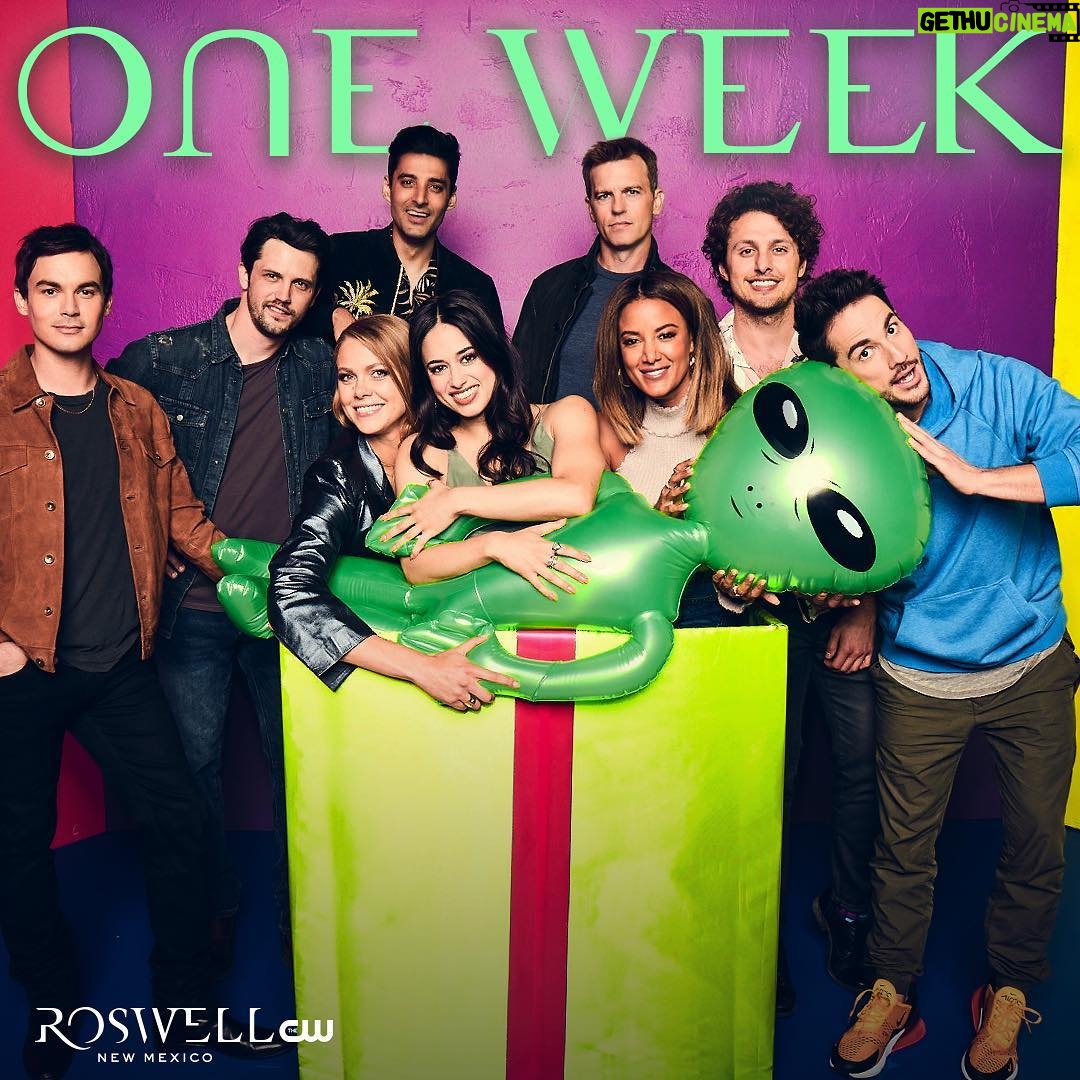 Michael Trevino Instagram - This has to be the most CW photo ever. . . . Roswell, New Mexico premieres Tuesday, Jan 15 at 9/8c on The CW. Stream free next day on The CW app.