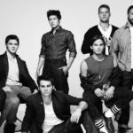 Michael Trevino Instagram - #TBT Fall 2012 Bullet Magazine. I’ve worked with almost everyone in this photo on different projects & it’s safe to say they’re all still killing it. Who knew 6 years later I’d be on a series with @tylerjblackburn. . . . NAME THIS BOY BAND!!!
