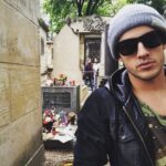 Michael Trevino Instagram - #TBT May 23, 2013 My second trip to Père Lachaise Cemetery in Paris to see my buddy Jim Morrison. The first time I heard The Doors was when I was about 7 years old. My dad played me “Riders On The Storm” and I’ve been in love with their music ever since. I wonder what kind of movies Jim would have made had he stayed in Film school at UCLA. Paris, France