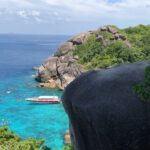 Michael Trevino Instagram - Spent the day Island hopping and hiked to the top of Sail Rock. Grateful for this experience. 🌴🙏🏼🌴 Similan Islands