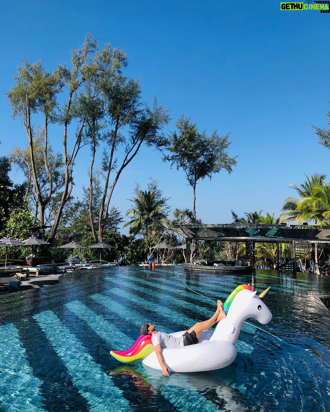 Michael Trevino Instagram - 😎🌴🏄🏻♂️🦄 . . . Thank You @bababeachclub.phuket #thailandinsider #amazingthailand #phuket Phuket, Thailand