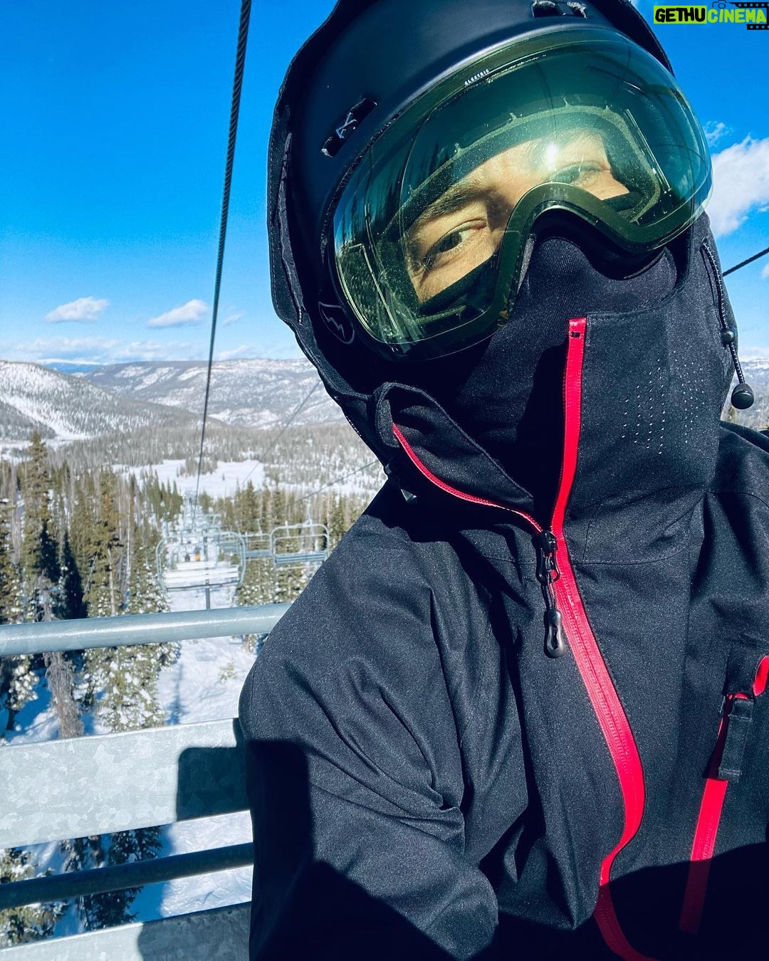 Michael Trevino Instagram - Finally!!! Day 1 of the new season. Took a drive to Colorado to ride Wolf Creek for the first time. Had fun. Zero injuries. OK back to work