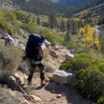 Michael Trevino Instagram - Shoutout to these trekking poles for making it all possible 🏕️🥾⛰️ Rae Lakes Loop in Kings County: 4 days, 42 miles, 7600ft ascent, 12000ft max elevation
