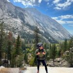 Michael Trevino Instagram - Shoutout to these trekking poles for making it all possible 🏕️🥾⛰️ Rae Lakes Loop in Kings County: 4 days, 42 miles, 7600ft ascent, 12000ft max elevation