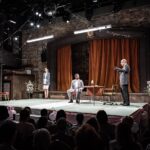 Micheal Ward Instagram - The wedding of Leyla and Joel in the hidden theatre in North London (near the emirates 🔴🔴🔴) has been great, we’ve got just over a week of celebrations left. I’m already feeling emotional about finishing this masterpiece 🥹 Almeida Theatre, Islington