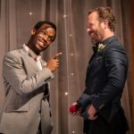 Micheal Ward Instagram - The wedding of Leyla and Joel in the hidden theatre in North London (near the emirates 🔴🔴🔴) has been great, we’ve got just over a week of celebrations left. I’m already feeling emotional about finishing this masterpiece 🥹 Almeida Theatre, Islington
