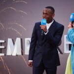 Micheal Ward Instagram - The LFF Gala premiere for ‘Empire Of Light’ was incredible. So glad I got to experience this at home with some of my family and close friends in attendance. After the movie I saw my mum and the first thing she said is, she’s so proud… I realised that’s all I wanna do as I progress in my career, just keep making mama proud 🙏🏾❤️ BFI London Film Festival
