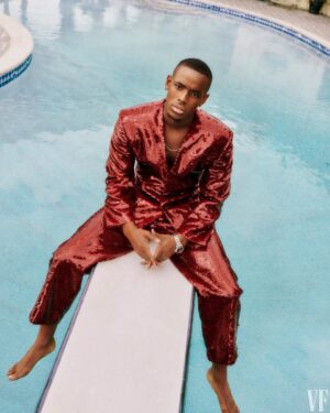 Micheal Ward Instagram - Only right we got a pool shot in the hills of Hollywood. 
Loved working on this one 🙏🏾🇺🇸
