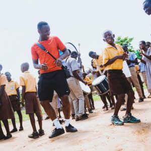 Micheal Ward Instagram - @memphisdepay my brother you are a legend!! Man said come ghana and get inspired…this trip was wayyyyy more than inspiring. To see what can happen when you just genuinely want to give was special to me. #MemphisDepayfoundation looks after def and blind children it just makes you deep how lucky and blessed to be in the position we’re in so the least we can do is help those that can’t help themselves. Deaf children came up to me and was showing me how they knew about TopBoy and that moment amongst many others I’ll never forget 🙏🏾❤️