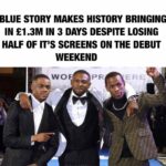 Micheal Ward Instagram - Everyday on set I used to thank god for allowing me to be apart of @bluestorymovie because I knew I was part of something historic. The opening weekend was no worry for me. I knew for a fact all of you guys would show your love because from day one it’s all been organic. Thank you guys for all your support, like I say it honestly means a lot. Highest Grossing UK Urban film within its 3 day opening weekend, despite losing almost half our screens...if you think it’s fake news do your research. Numbers don’t lie! Nah I still can’t believe this lol. God is good all the time FOR REAL 🙏🏾🙏🏾 #bluestorymovie If you ain’t watched the movie yet. Please go and witness the greatness a lot of people have. You don’t wanna feel left out of this moment...it’s special!! United Kingdom