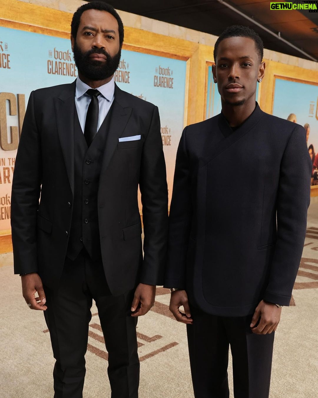 Micheal Ward Instagram - @bookofclarence premiere was a mad one…12th Jan is round the corner now. Praise to most high every time 🙏🏾 Academy Museum of Motion Pictures