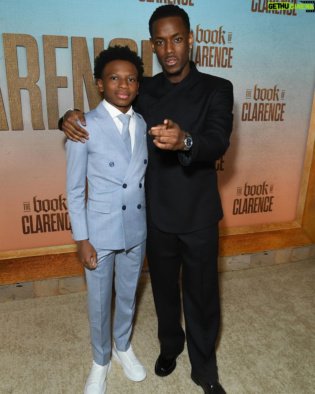 Micheal Ward Instagram - @bookofclarence premiere was a mad one…12th Jan is round the corner now. Praise to most high every time 🙏🏾 Academy Museum of Motion Pictures