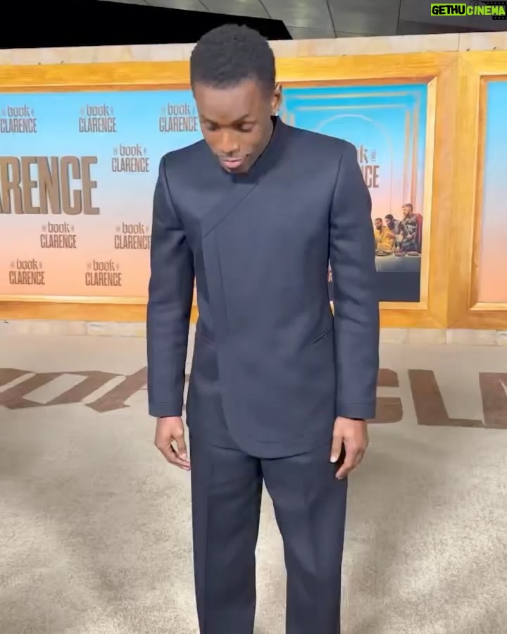 Micheal Ward Instagram - @bookofclarence premiere was a mad one…12th Jan is round the corner now. Praise to most high every time 🙏🏾 Academy Museum of Motion Pictures
