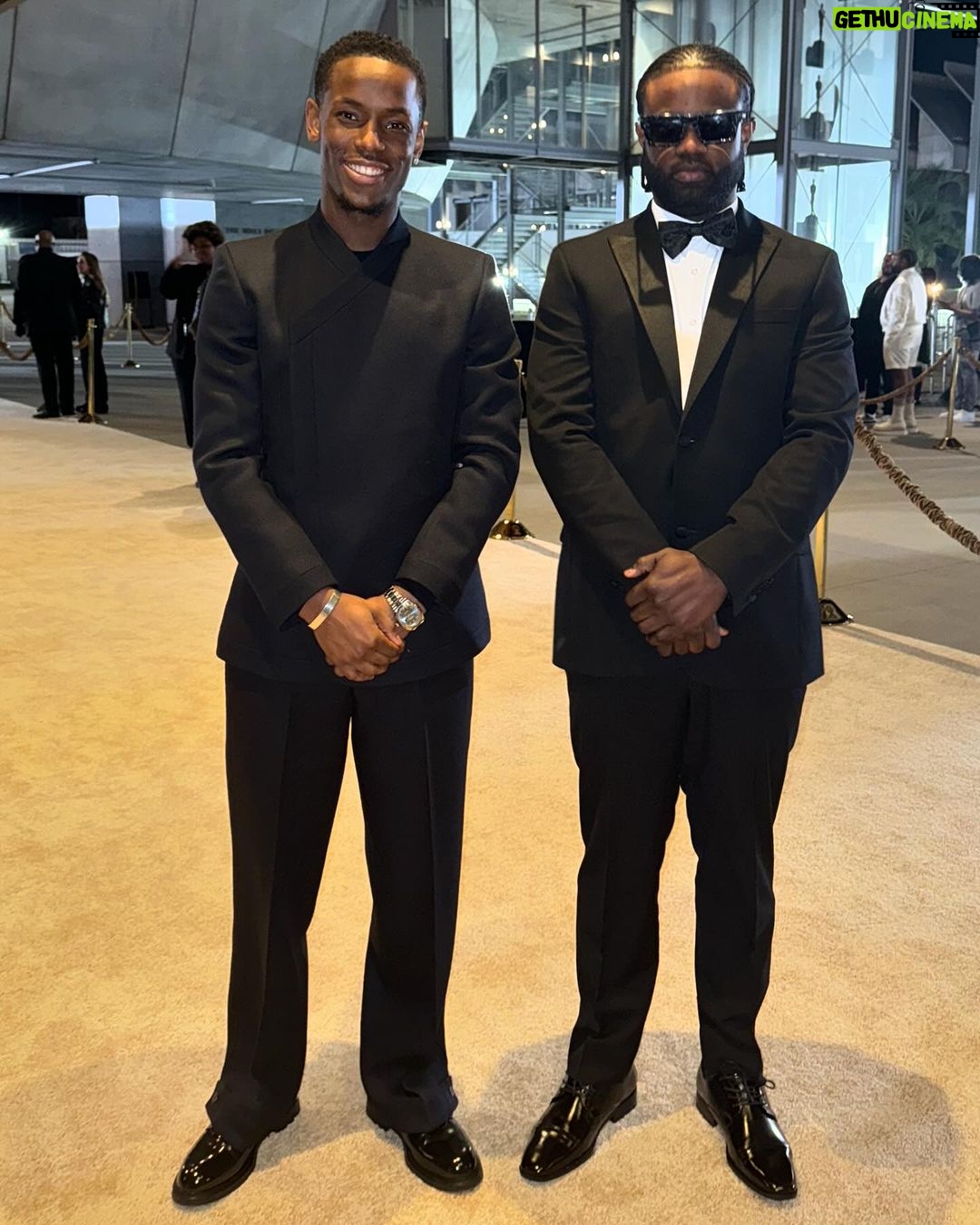 Micheal Ward Instagram - @bookofclarence premiere was a mad one…12th Jan is round the corner now. Praise to most high every time 🙏🏾 Academy Museum of Motion Pictures