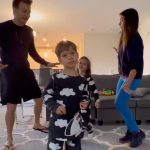 Michel Teló Instagram - Quando ele tinha 4 anos, pediu pra gente fazer o clipe junto com ele. A gente assiste muitos clipes em casa e esse é um dos mais pedidos.. até o dia q ele quis ser o Adam e nós éramos as pessoas q ficavam em volta (como no clipe oficial!) fizemos isso por diveeeeeerdas vezes! E ontem foi uma noite muuuuuuito especial! Assistimos juntos o show.. já tava tarde, estavam cansados mas mesmo assim seguraram firme até o momento dessa música! E do nosso jeitinho curtimos juntos o momento e foi sensacional…!!!! ❤️👱🏻‍♂️👩🏻👧🏼👦🏼❤️